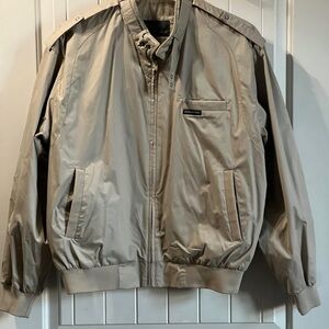 Members Only Tan Bomber Jacket